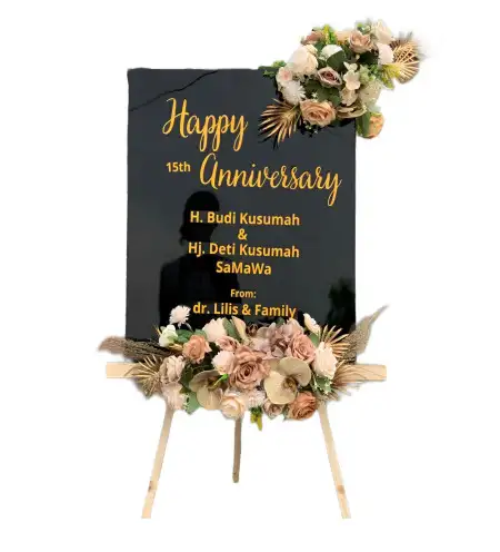 Papan Bunga Akrilik Talang Betutu