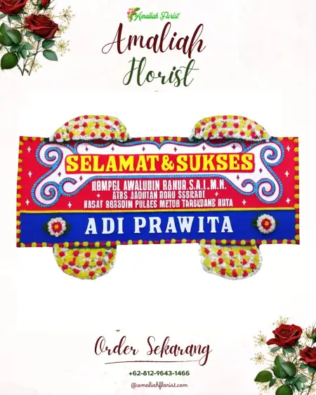 Papan Bunga Ucapan Selamat Talang Betutu
